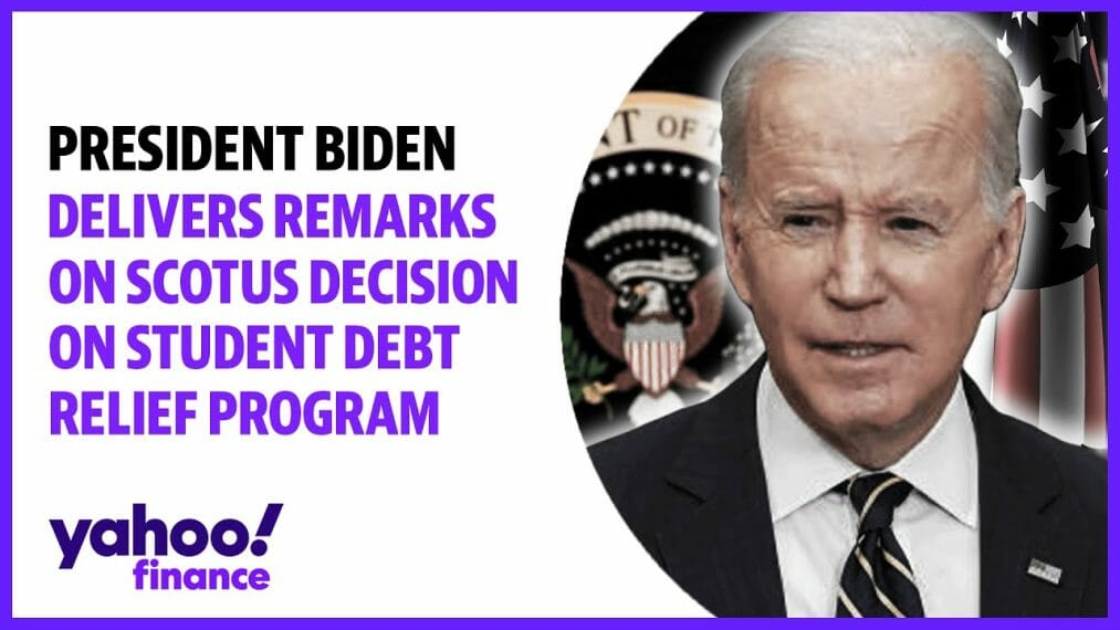 President Biden To Handle SCOTUS Ruling On Scholar Debt Aid Program ...